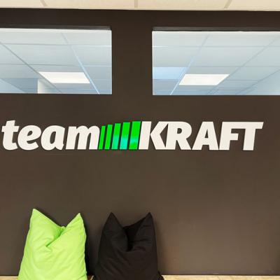 Einzelbuchstaben Lackiert Teamkraft