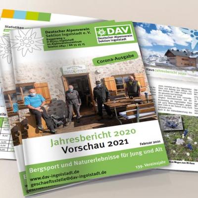 Jahresbericht DAV - Magazingestaltung