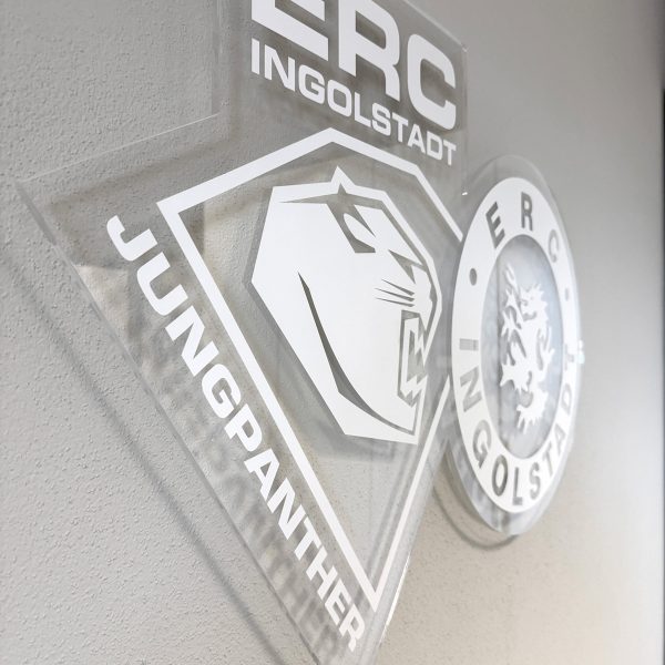 ERC Ingolstadt - Acrylglasschild Innenraum