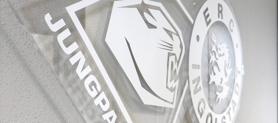 ERC Ingolstadt - Acrylglasschild Innenraum
