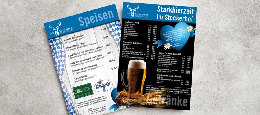 Stockerhof - Speisekarte Starkbierzeit